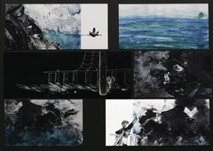 Ich und die Anderen - illustration, digital print, diptych, german, young artist