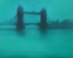 Turquoise Tower Bridge (London) Jenny Pockley Oil painting/study.