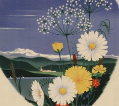 Original vintage travel poster visit Austria (Autriche)