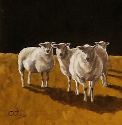 Inquisitive, Realism, Texas Artist, Texas Livestock. Realist, Light and Shadow