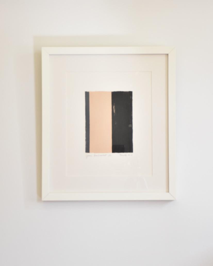 A, Mischtechnik, zeitgenössische Kunst, Frauen in der Kunst, Farbtöne im Angebot 1