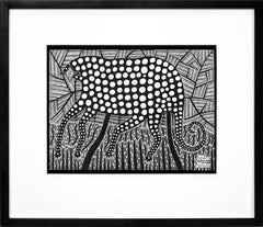 Dibujos paraguayos en tinta del Chaco #2 Papel Tinta Indígena Esteban Klassen