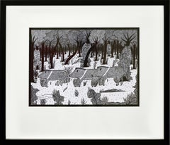 Paraguayan Ink Drawings from the Chaco #14 Paper Indigenous Sebastian Alvarez