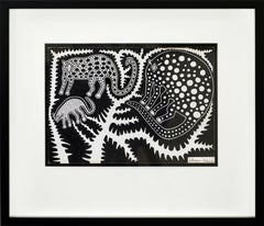 Paraguayan Ink Drawings from the Chaco #10 Paper Ink Indigenous E. Klassen