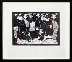 Dessins d'encre du Chaco #17 Paper Indigenous Osvaldo Pitoe