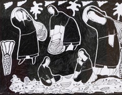 Disegni a inchiostro paraguaiano dal Chaco #17 Carta Indigena Osvaldo Pitoe