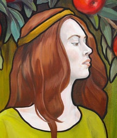 Virtue of Knowledge, oil painting, Texas artist, Realistic painting