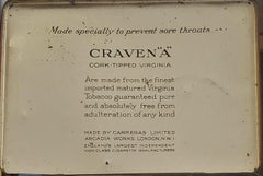 Craven  A Tobacco Tin, painted antique tobacco tins, New Orleans Street Scenes