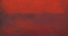 Afterglow, abstracto, artista de Texas, mezcla de colores