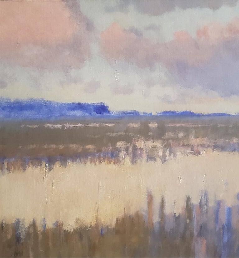 Steve Parker Landscape Painting - Refuge.Texas landscape oil painting, Contemporary Impressionistic style