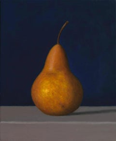 Bosc Pear, oil painting, American Realism, Still-life, small painting