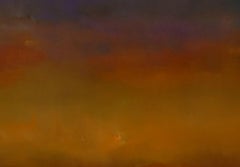 Dusk, abstract, Texas artist, mix of colors