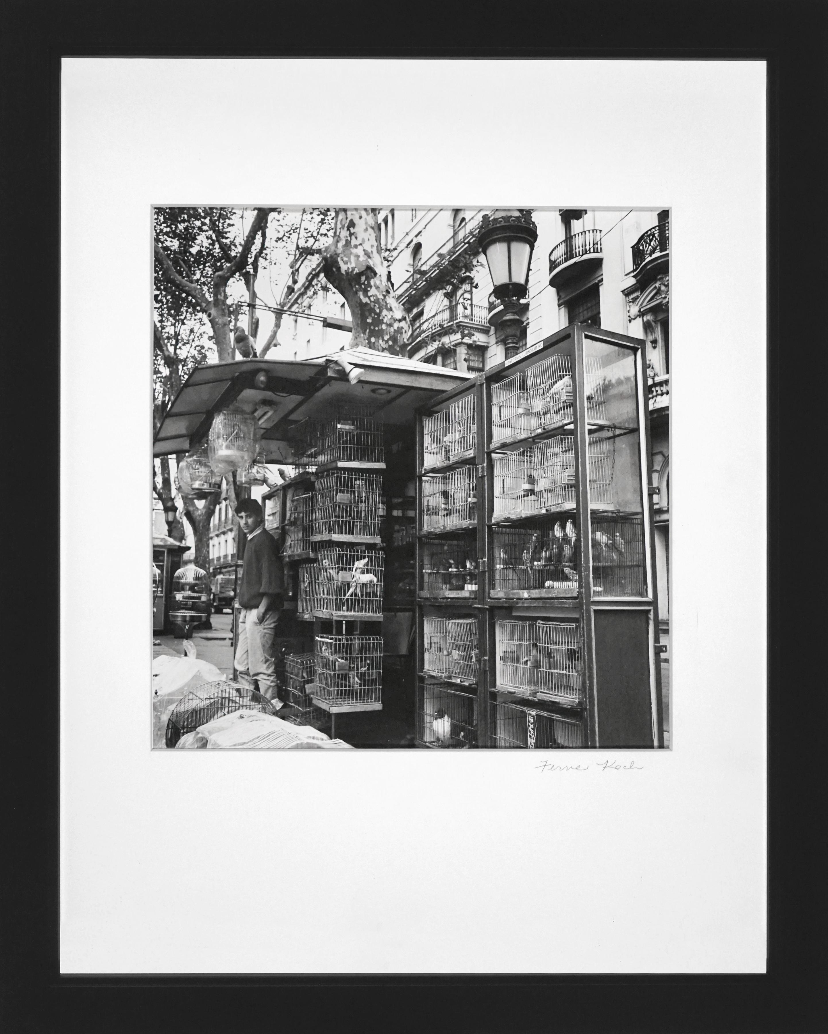 Barcelona Bookseller, Black & White Photography, About life, Houston Foto Fest For Sale 1