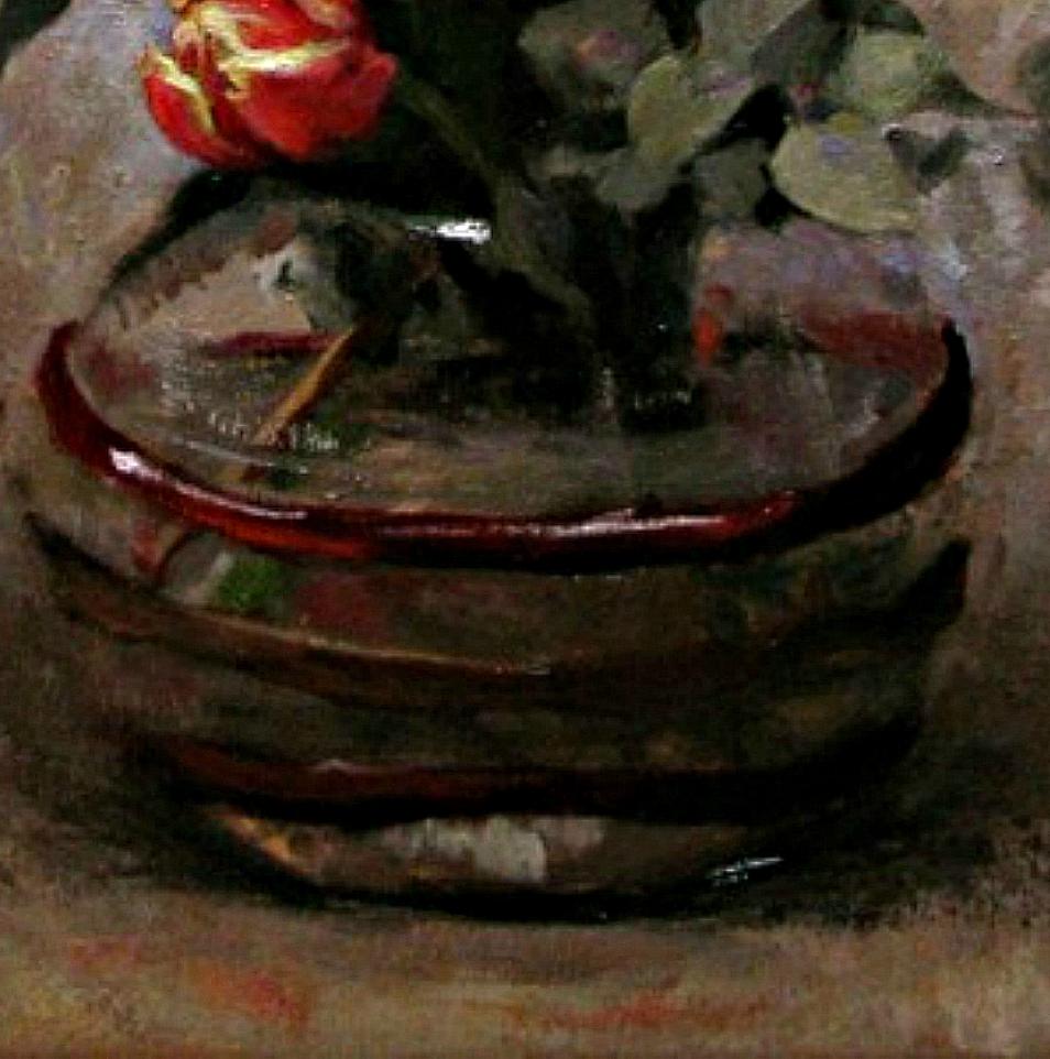 red tulips painting