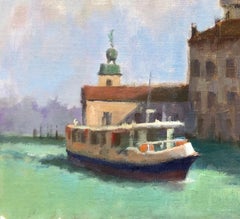 Venice Canal , Venice Amer. Impressionist Painter, Oil Painters of America