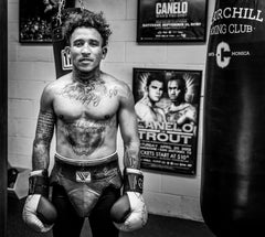 USA Boxer  My name is John “Scrappy” Ramirez.   B/W photography, Mayumi Cabrera
