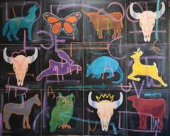 American Wildlife, 48 x 60 Oil Painting, Animal Painting, American Artist