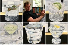 Cocktails  8 different paintings. Sold Separately , soft pop art, Realism
