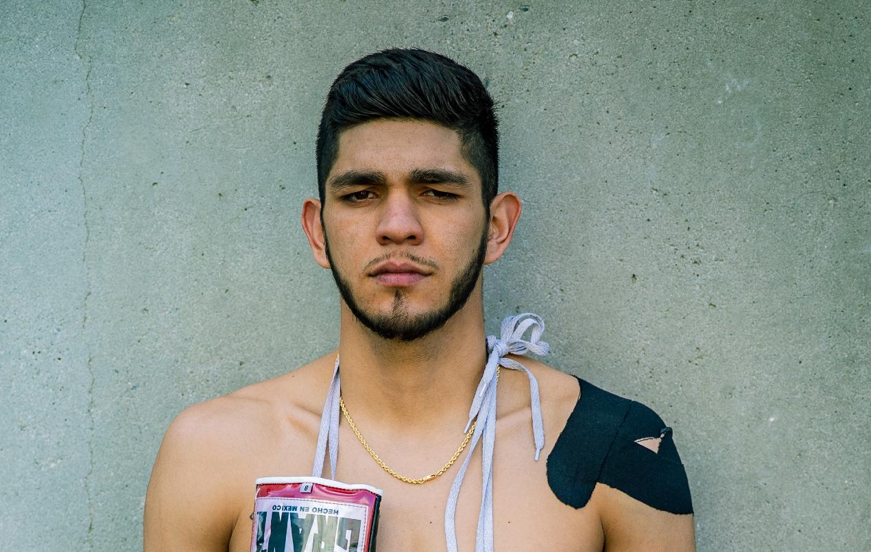  Alex Saucedo, color photography, Boxing, No Playing in Boxing  - Photograph by Mayumi Cabrera