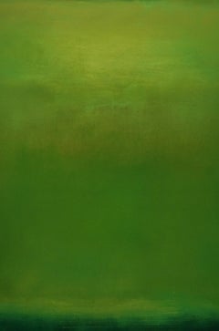 Variations of Green, abstract, Texas artist, Shades of Greens ,