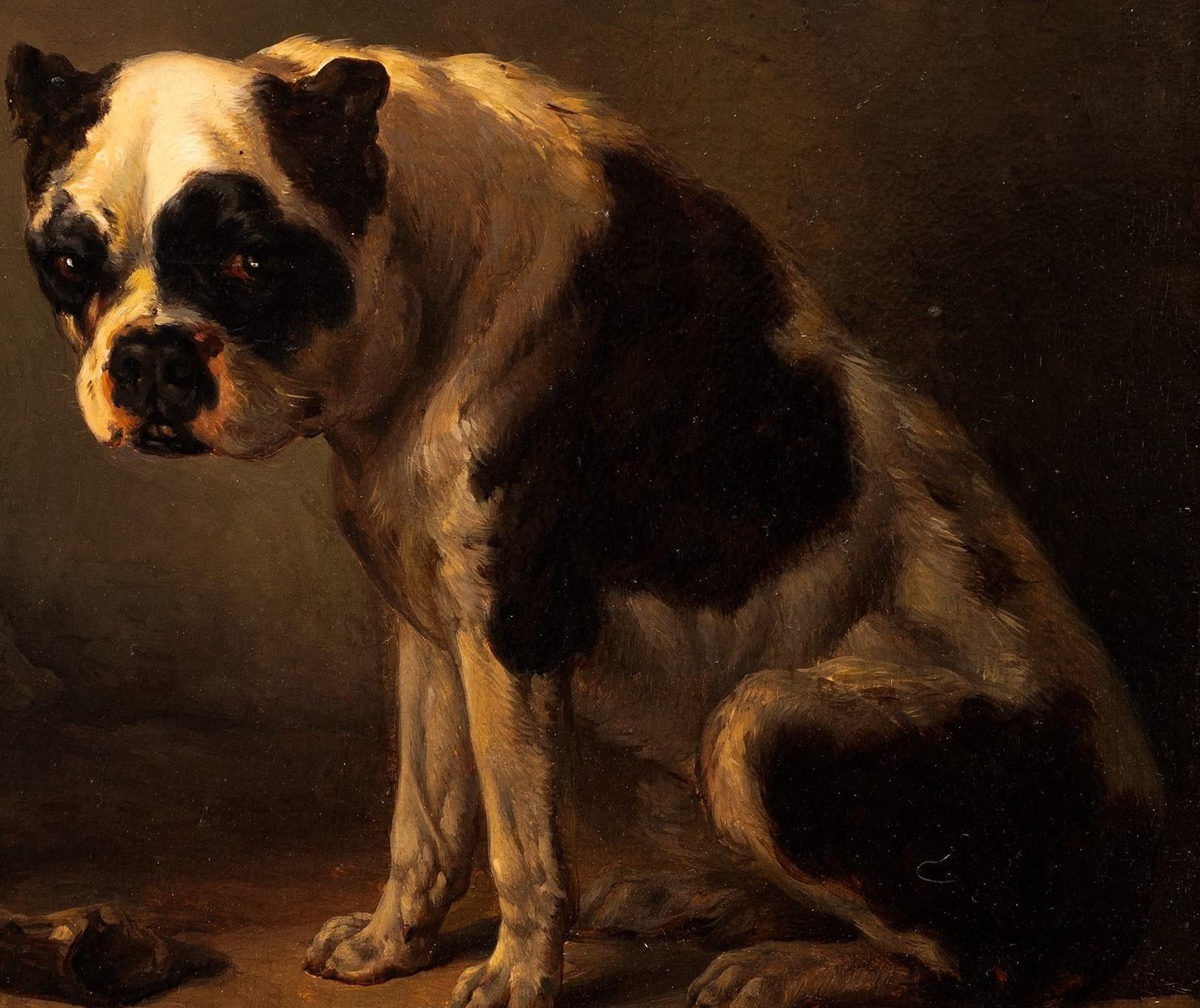 Dipinto antico di cani: 