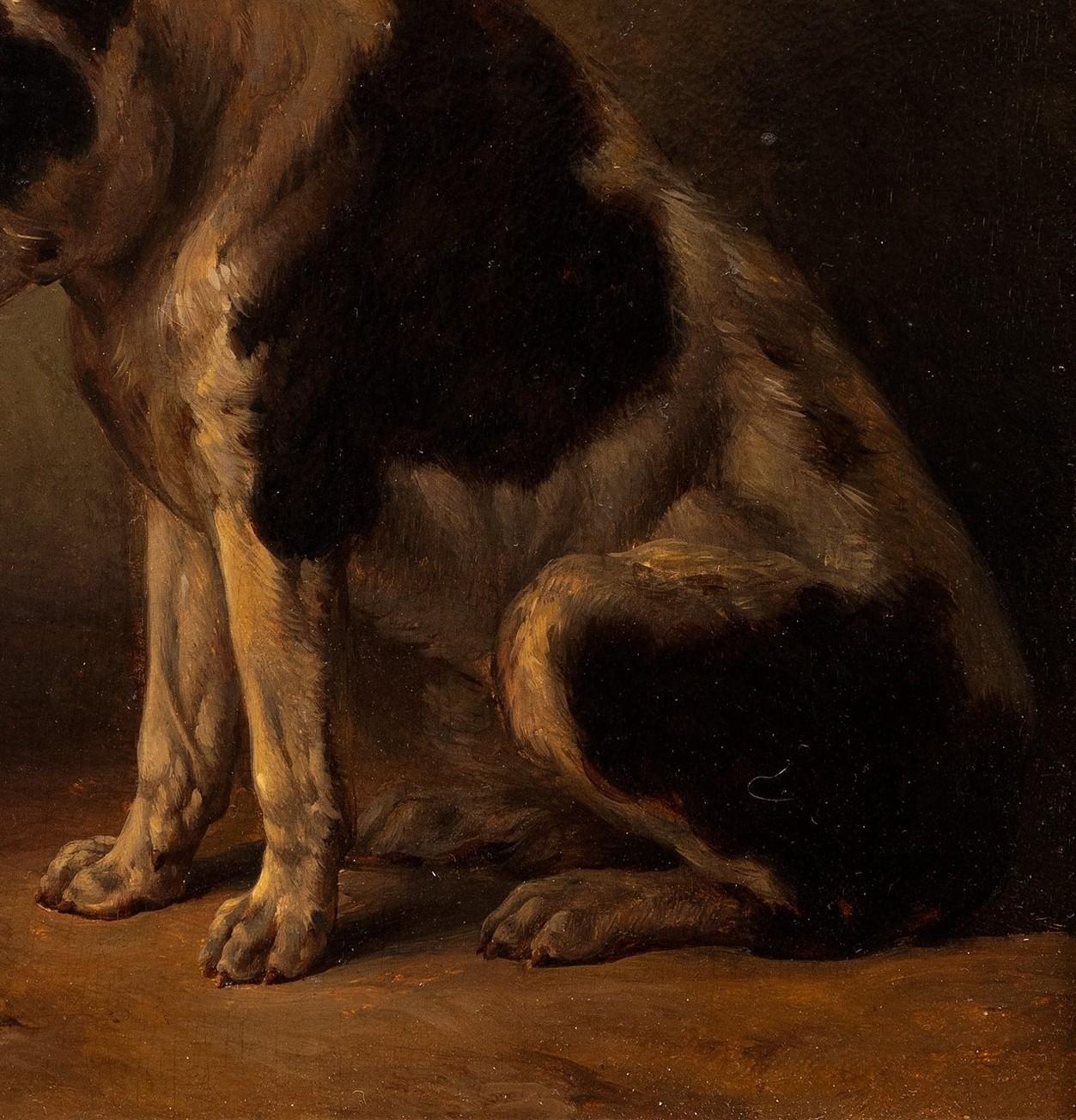 Dipinto antico di cani: 