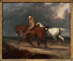 Portrait de cheval « A Replacement Horse » attribué à Charles Cooper Henderson