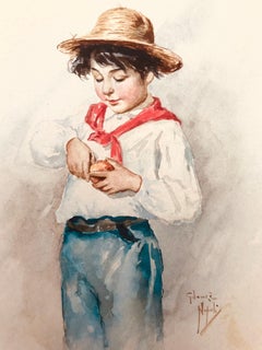 “Boy with Orange”