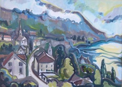 “Town on Lake Lucerne”