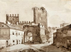 “View of Porta San Paolo, Rome”