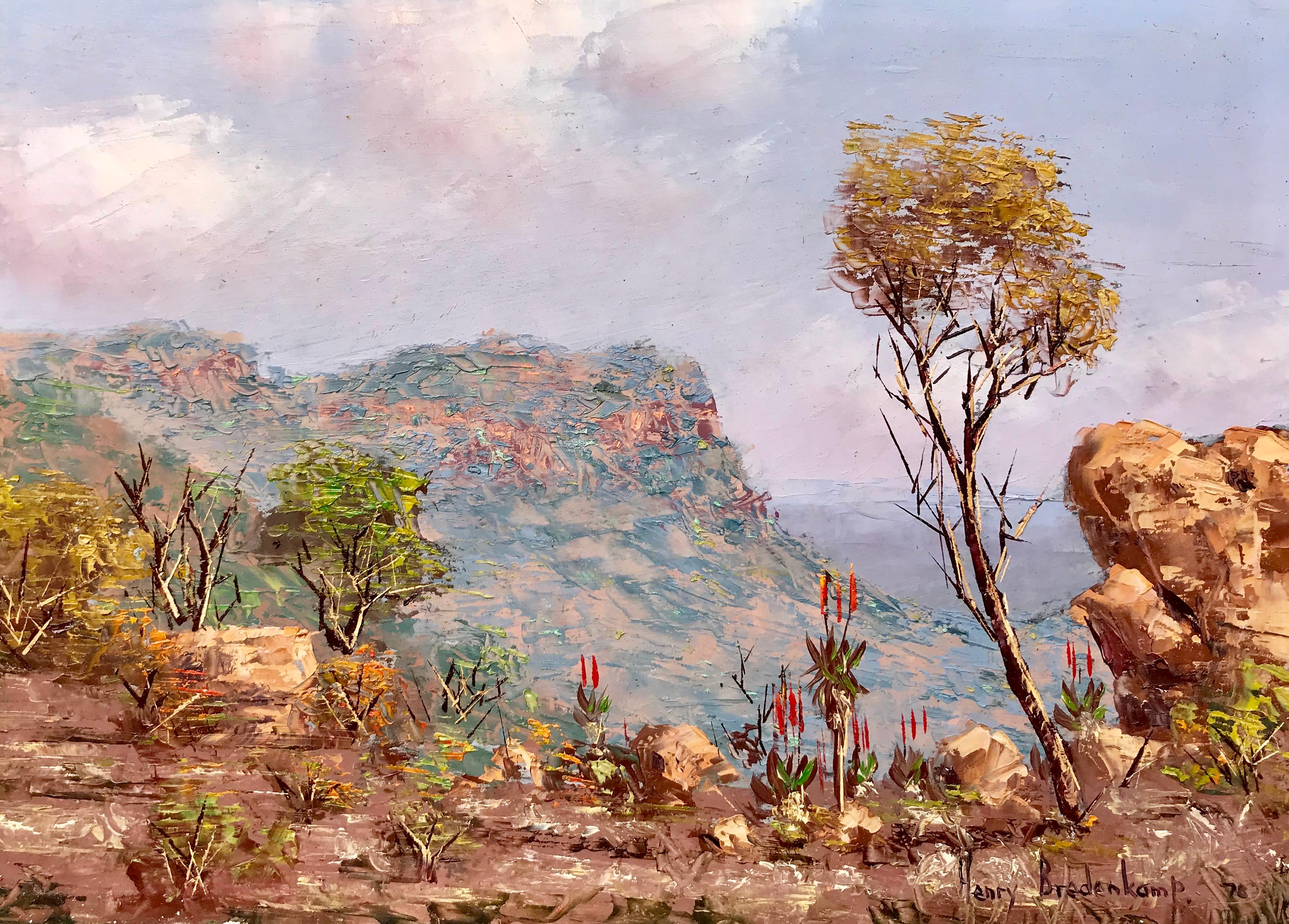 Henry Bredenkamp Landscape Painting - “God’s Window, South Africa”