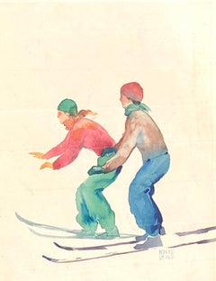 “Down Hill Skiers”