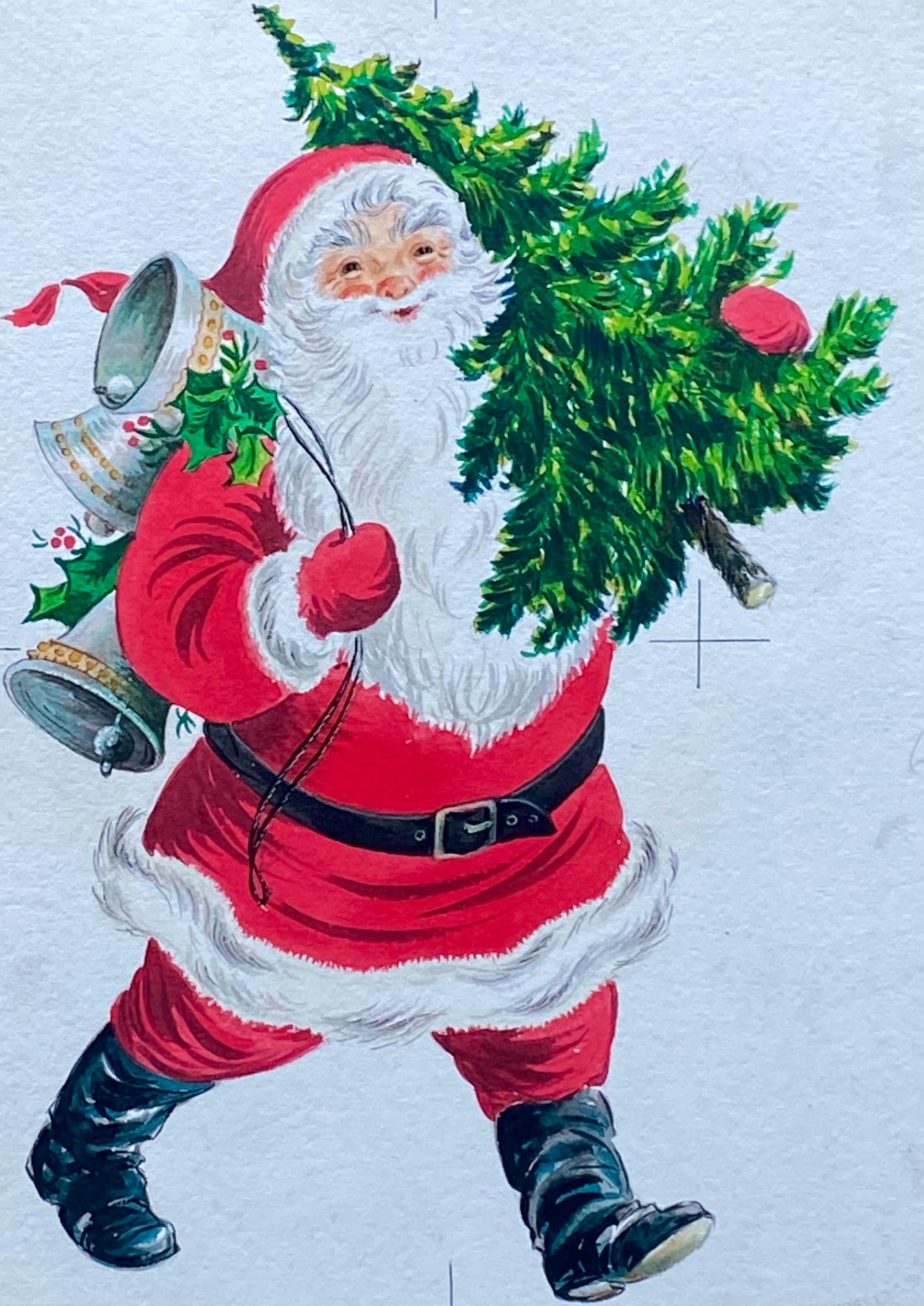 Unknown Figurative Art - “Santa Claus”