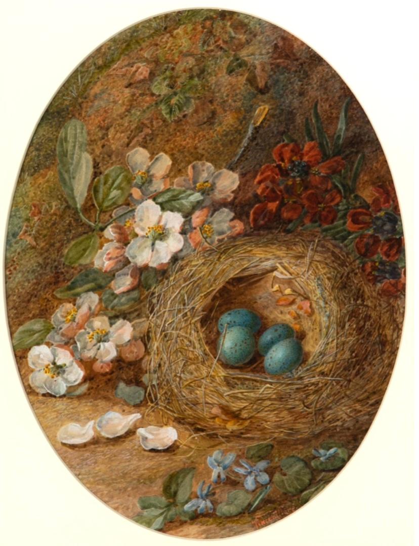 “The Nest” - Victorian Art by Vincent Clare