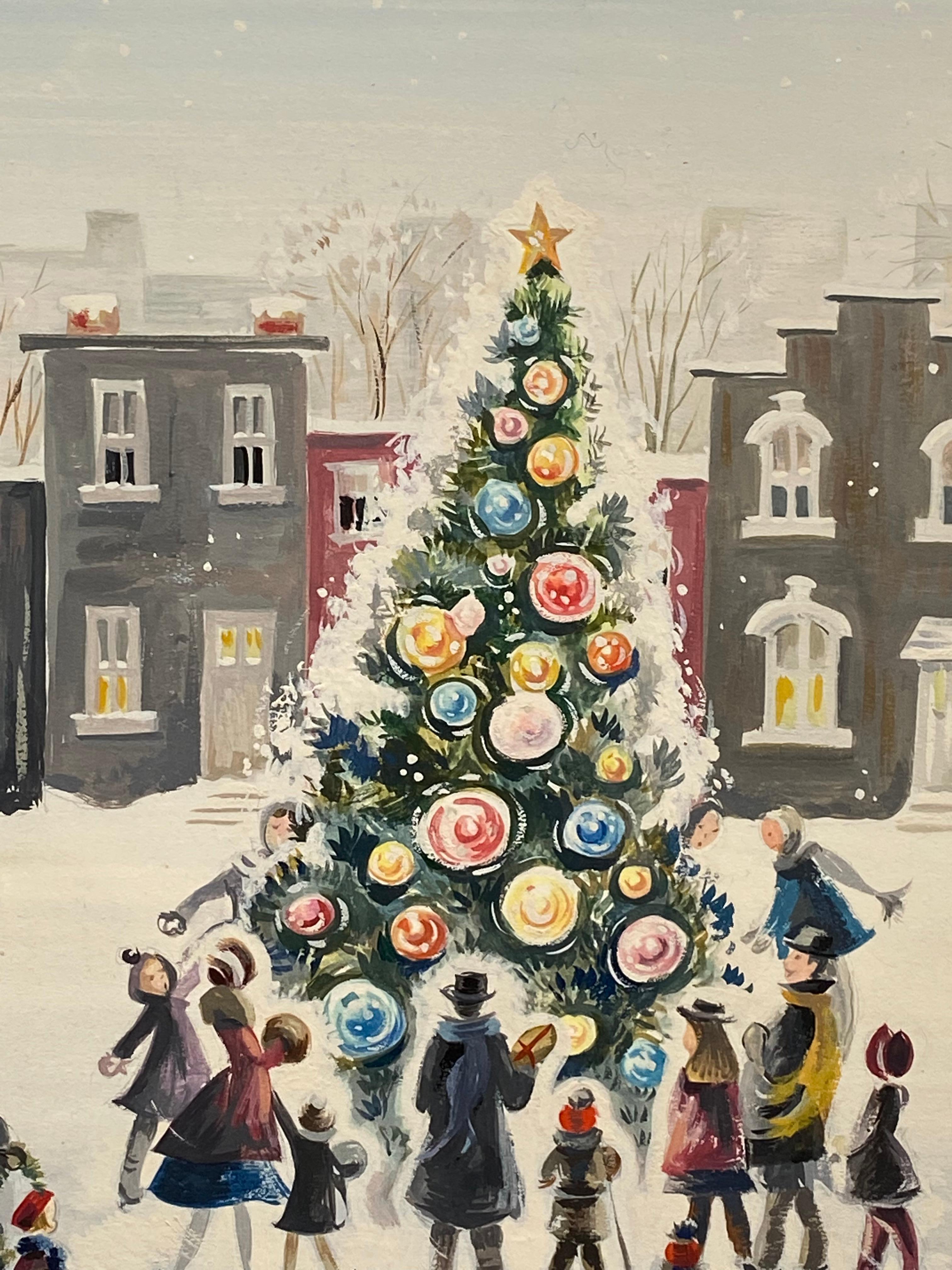 “Viewing the Christmas Tree” - Art by Unknown
