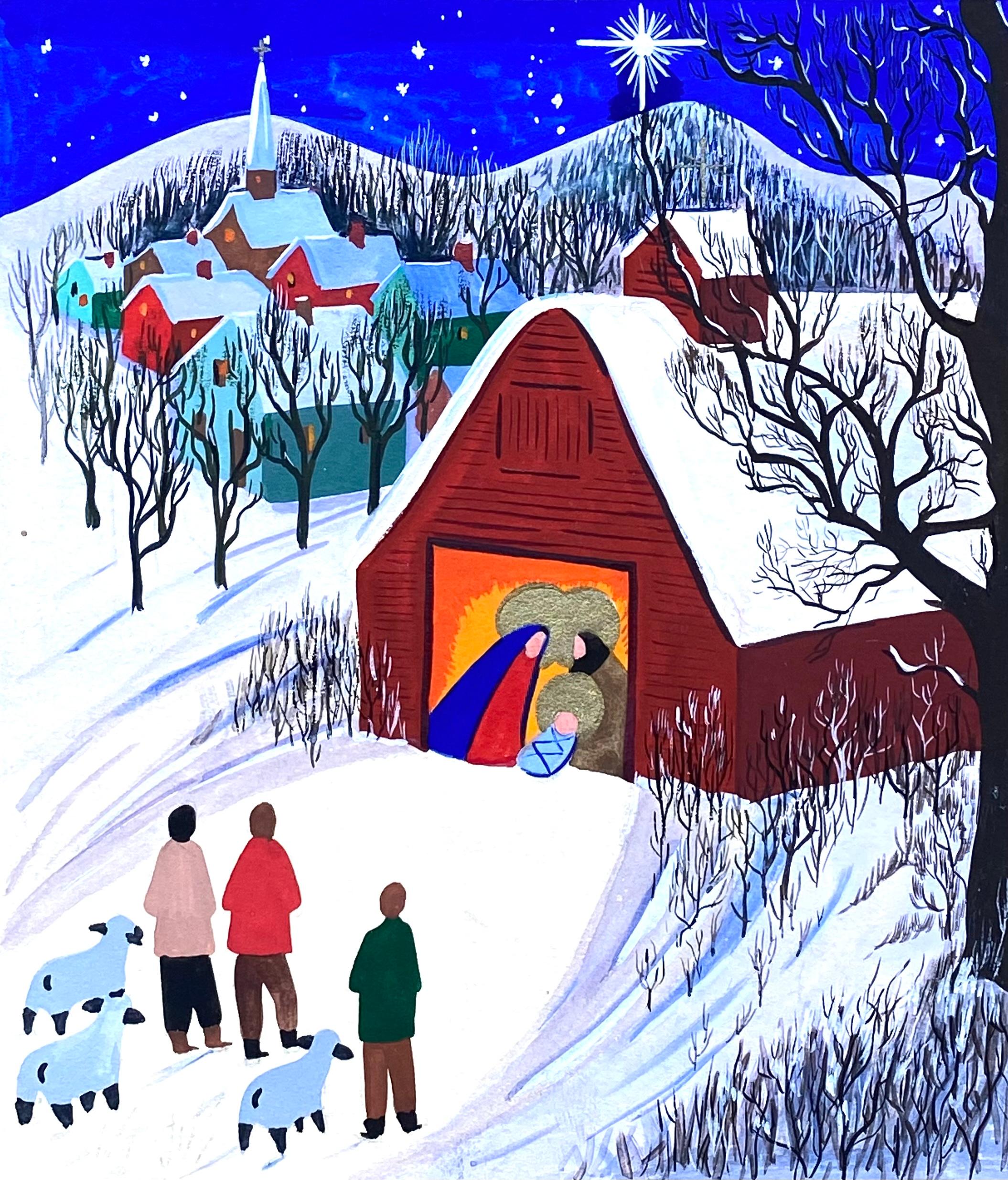 Unknown Figurative Art - “Nativity”