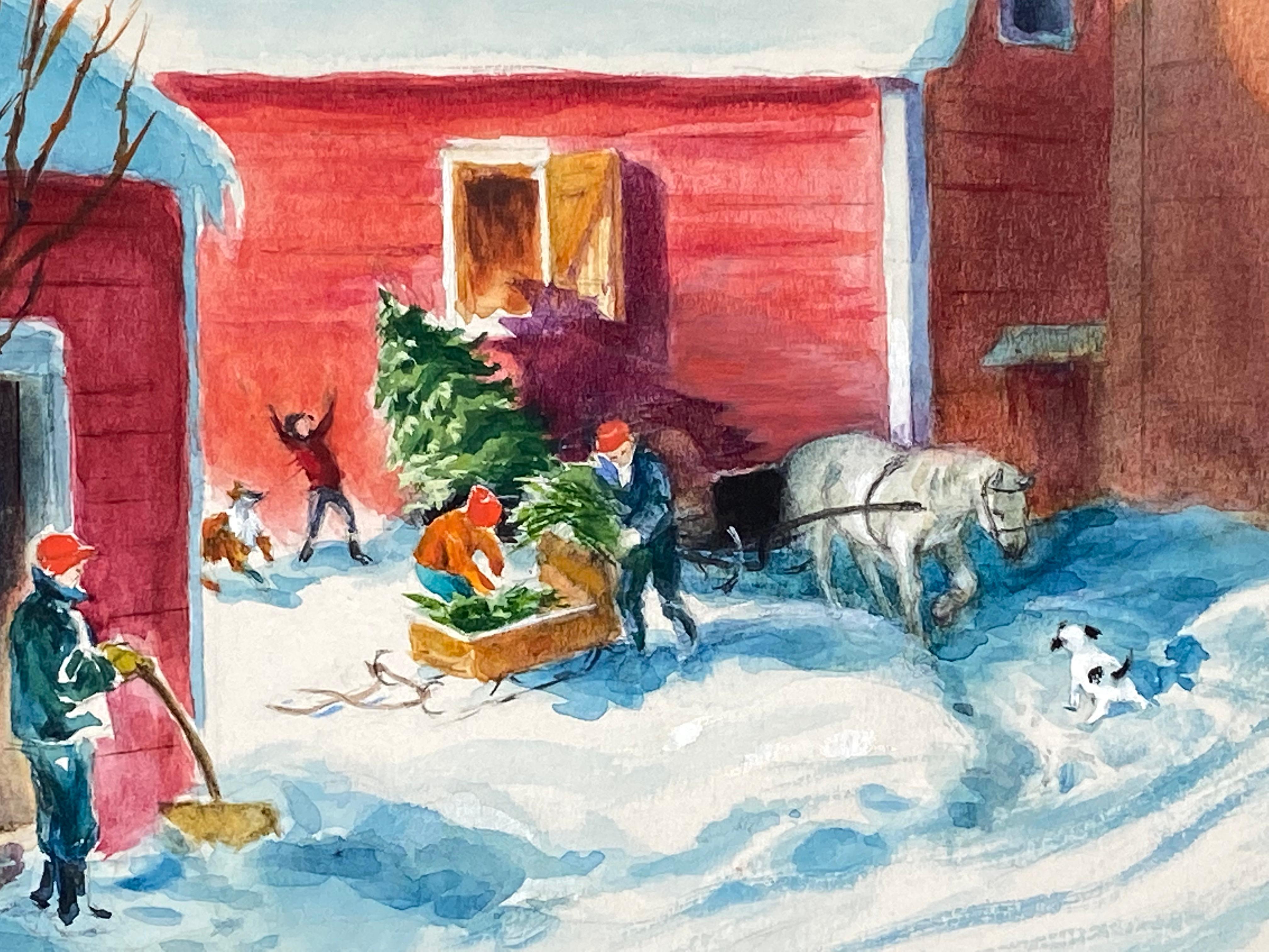 “Holiday Season” - Art by Louise Clasper Rumely