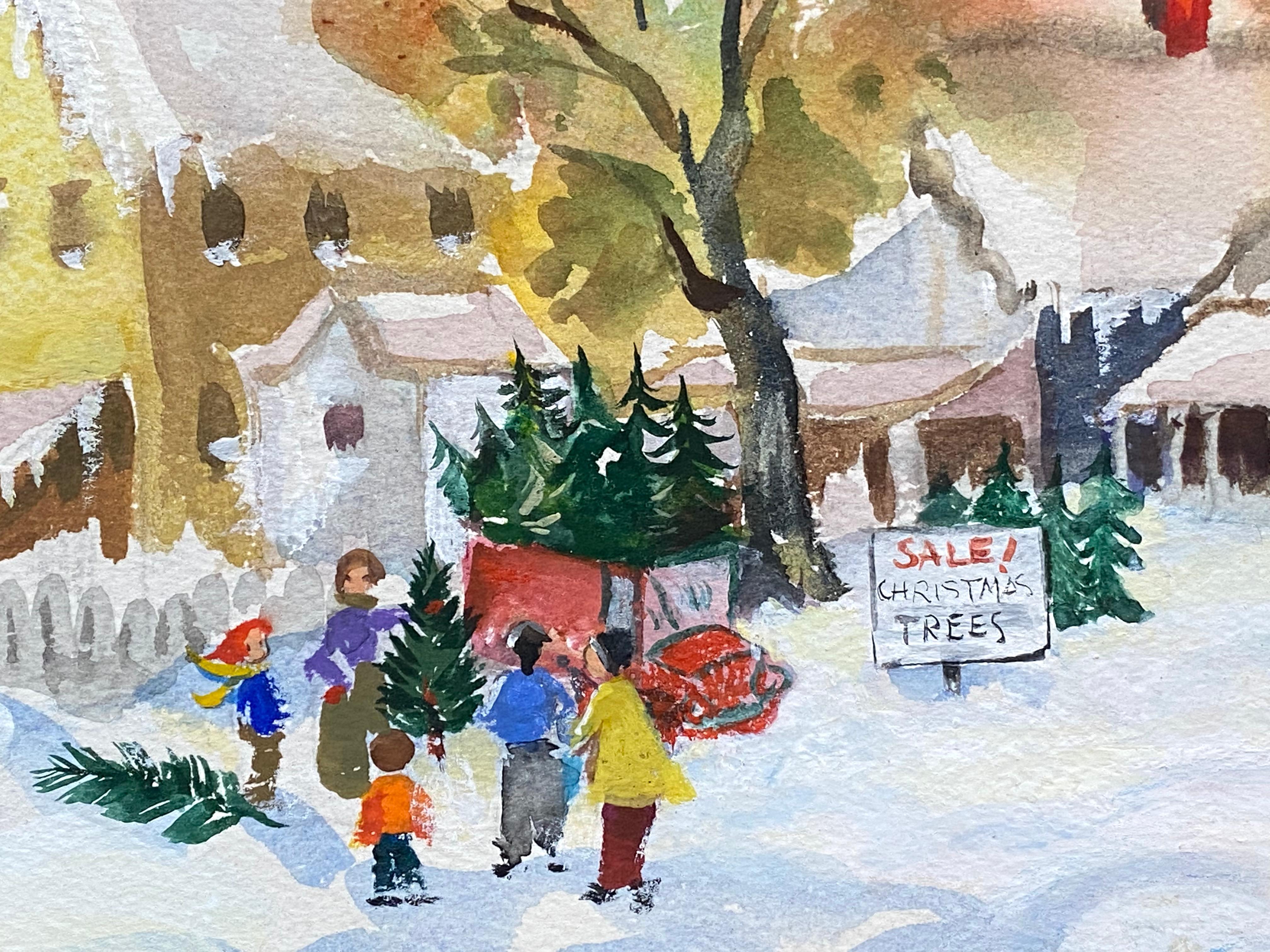 “Christmas Tree Sale” - Art by Maggie Thompson