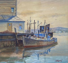 “The Old Bay Boat, Greenport, Long Island”