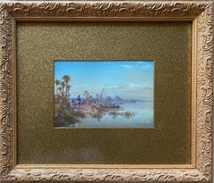 Figures sur le mont Camelback le long du Nil