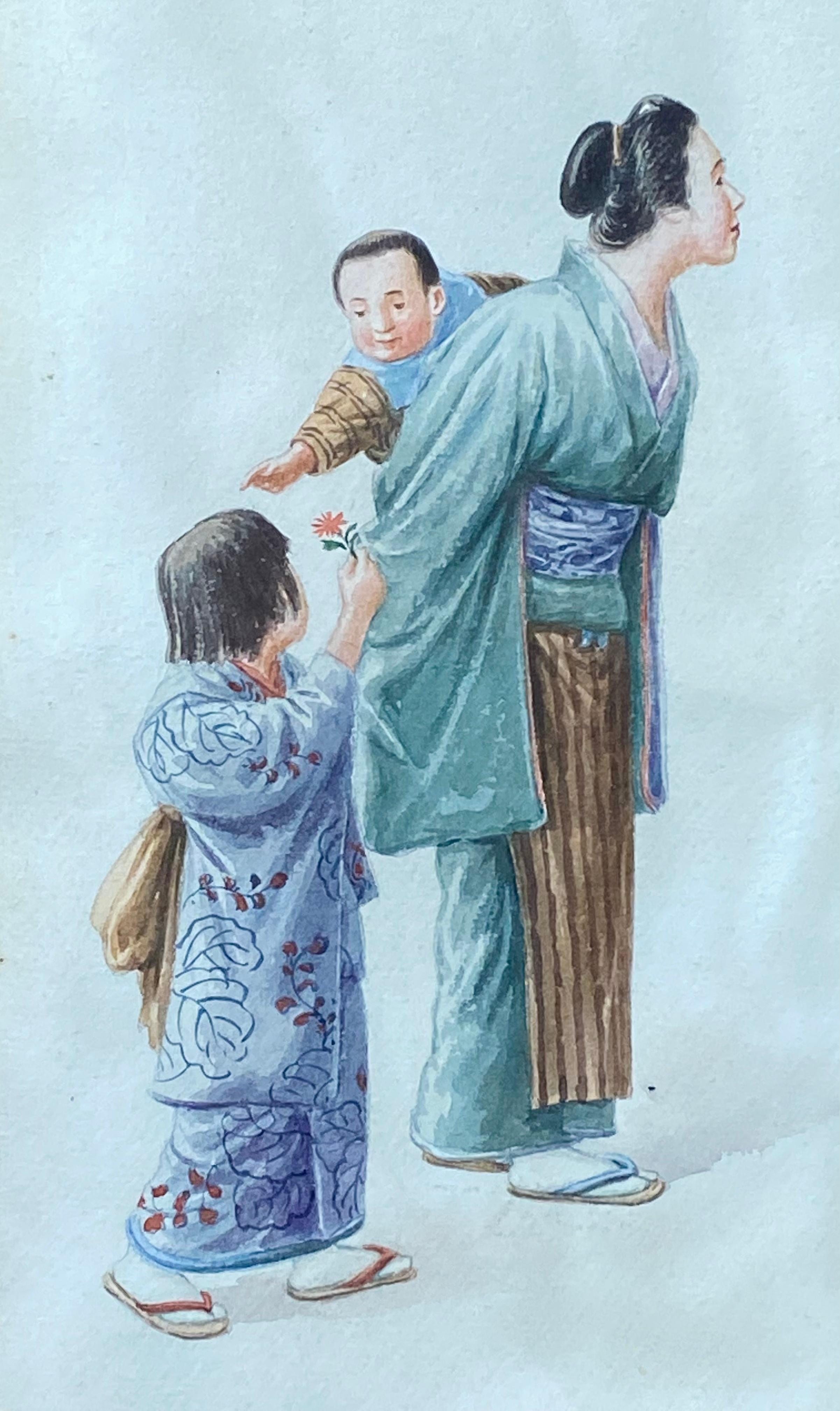 “Mother and Children” - Art by Takashi Nakayama