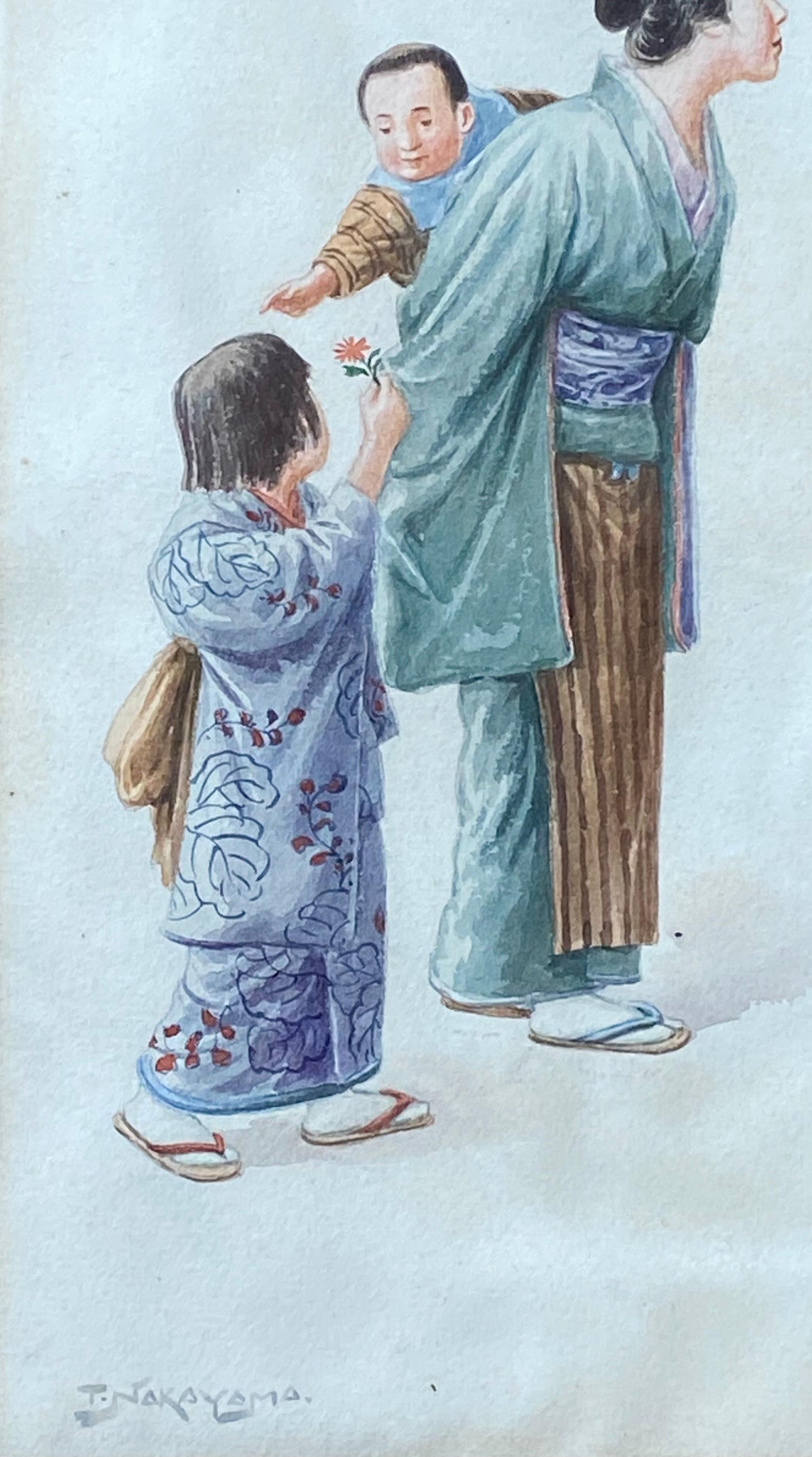 “Mother and Children” - Academic Art by Takashi Nakayama