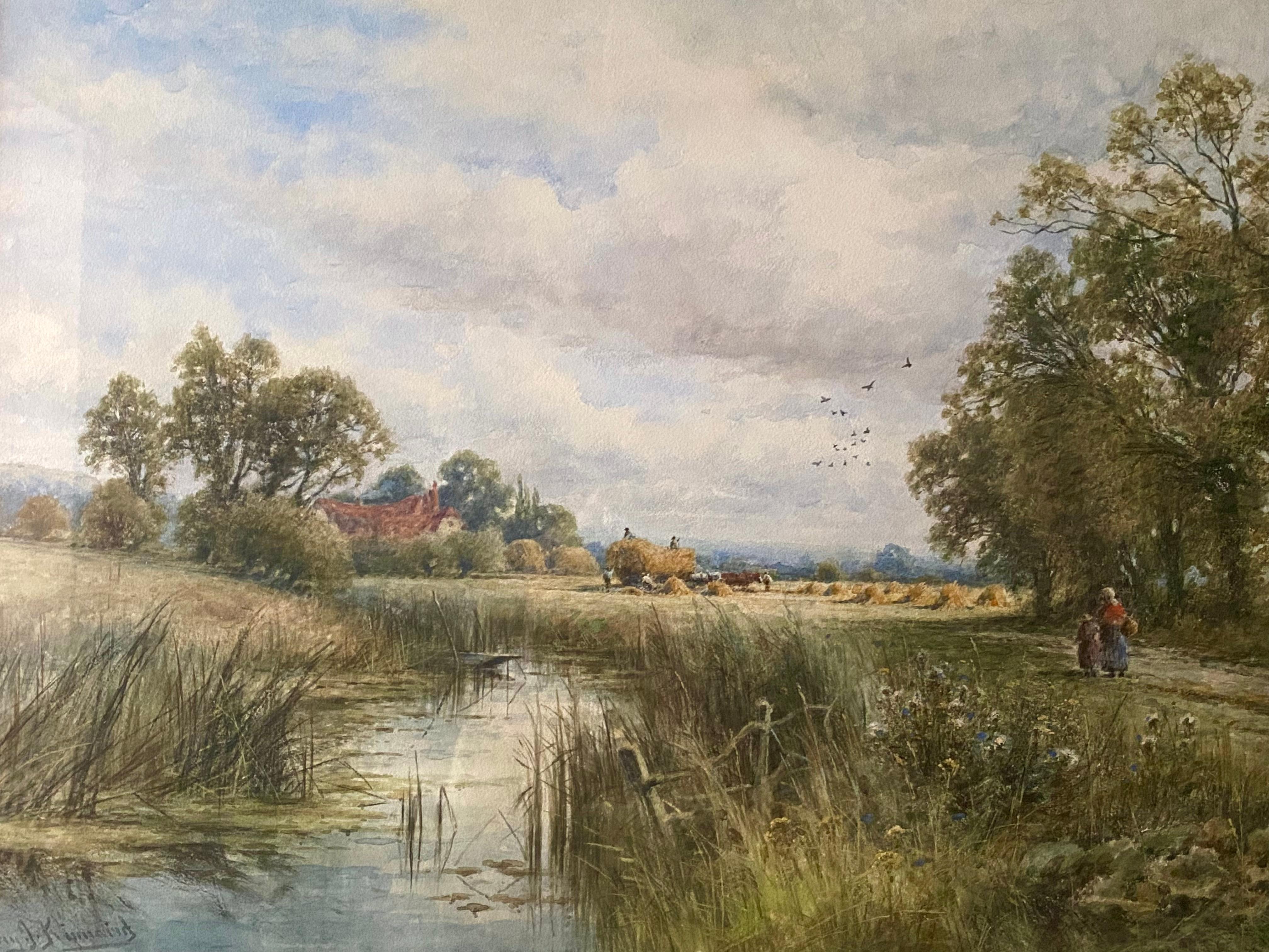 Ansicht in der Nähe von Harting, Sussex (Post-Impressionismus), Art, von Henry John Kinnaird