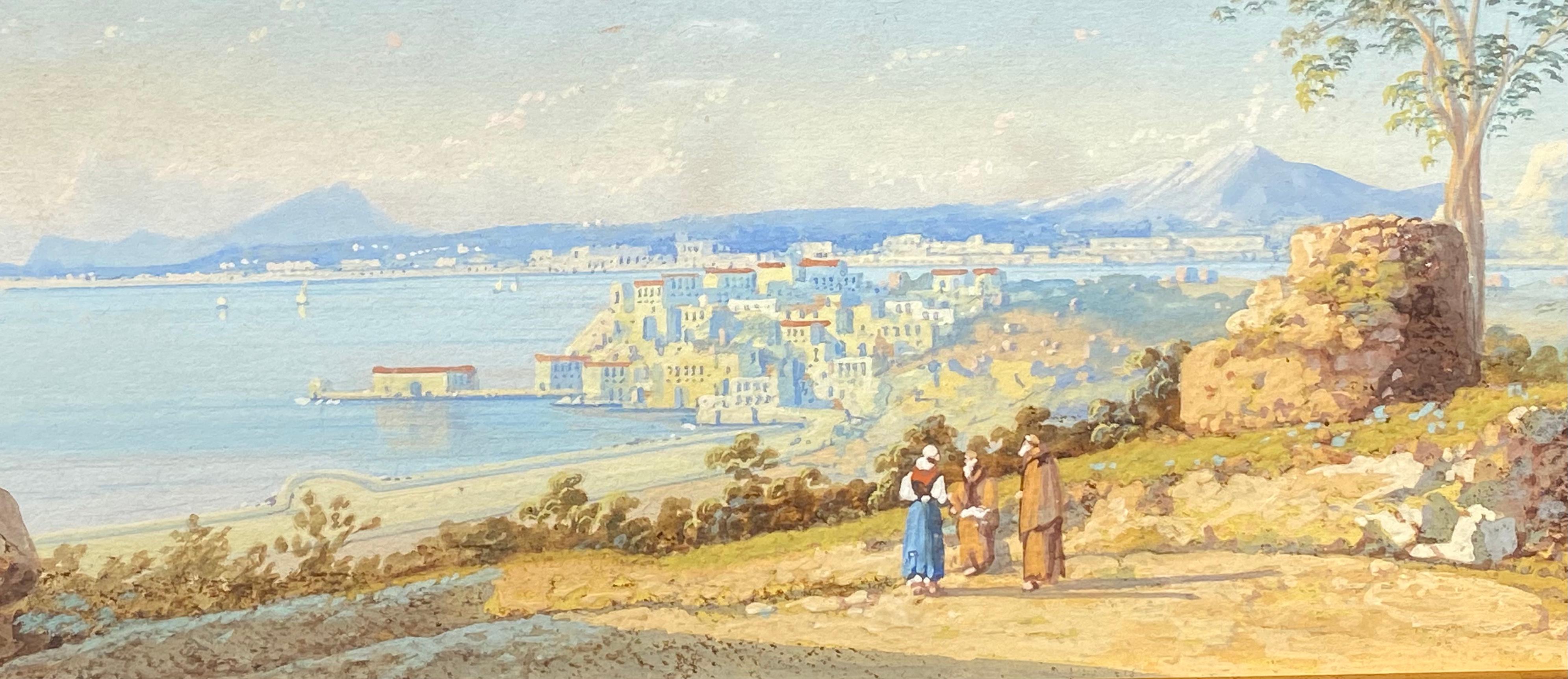 Blick auf die Bucht von Neapel 2 – Art von Maria Ada Gianni