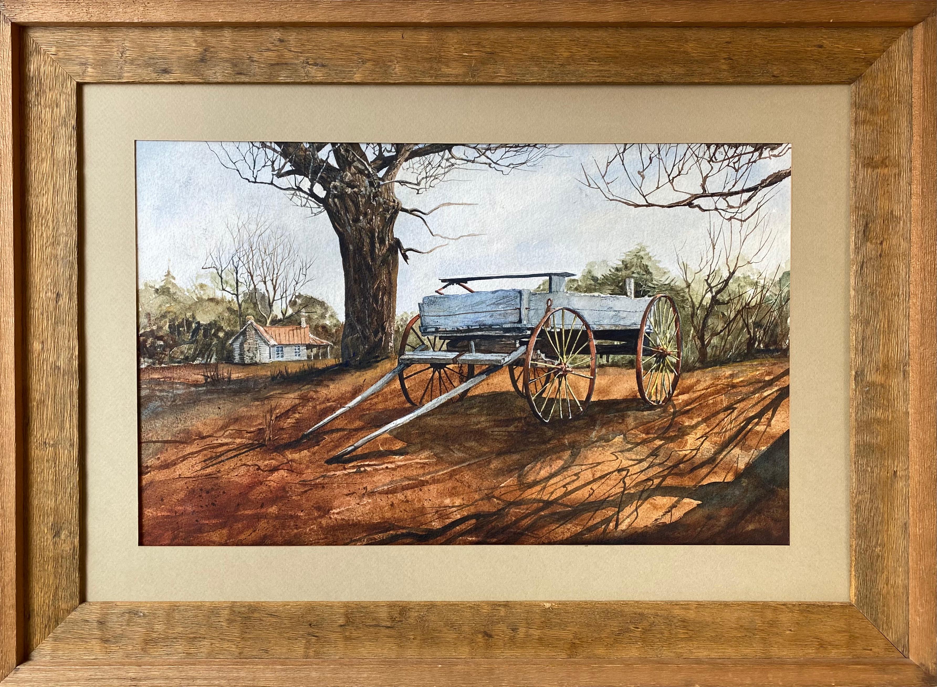 “The Old Horse Cart” - Art by Ogden Pleissner