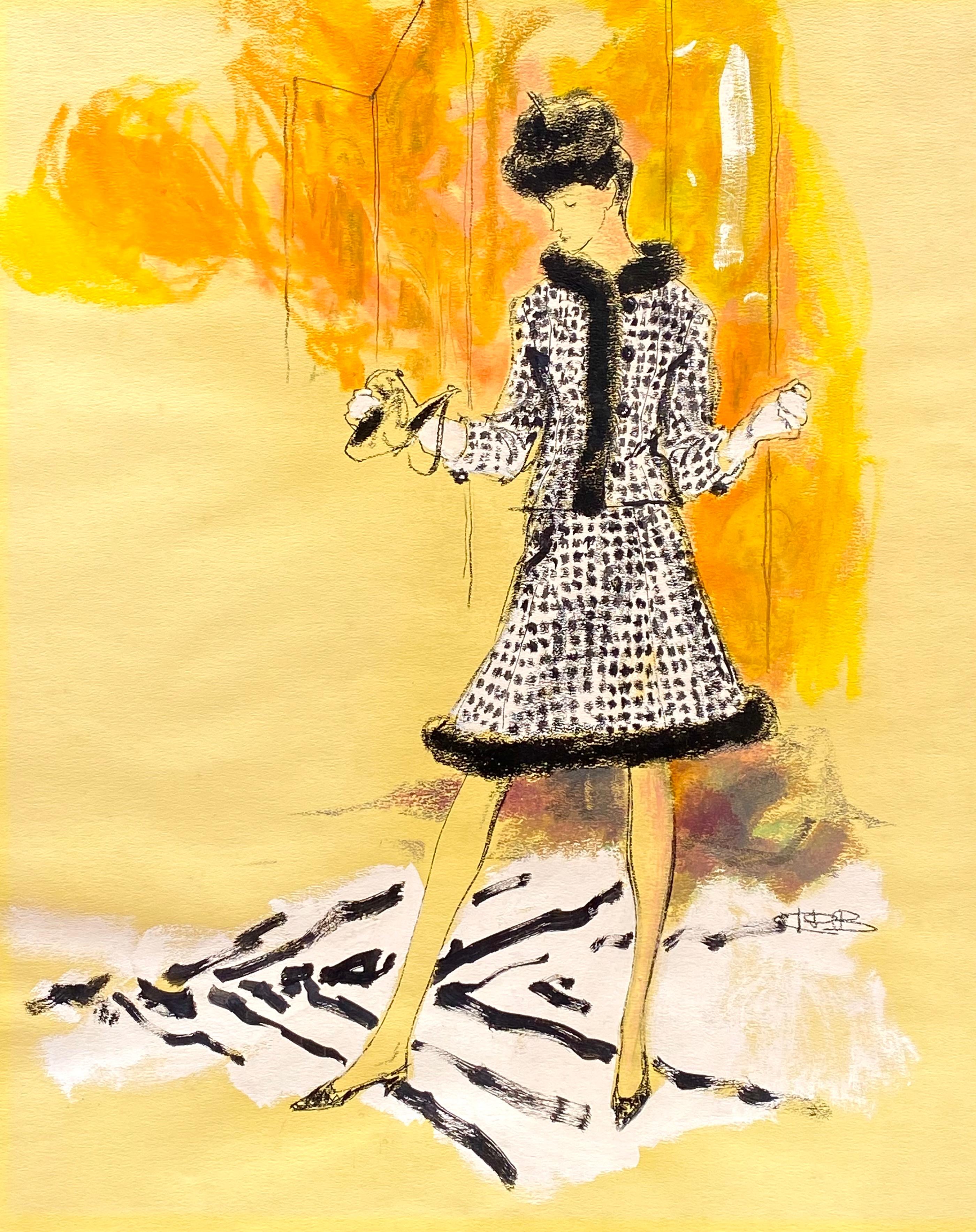 Kenneth Paul Block Figurative Art - “1960’s Style”