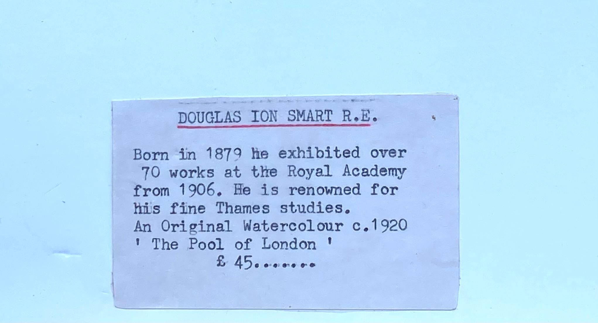 “The Pool of London” For Sale 1