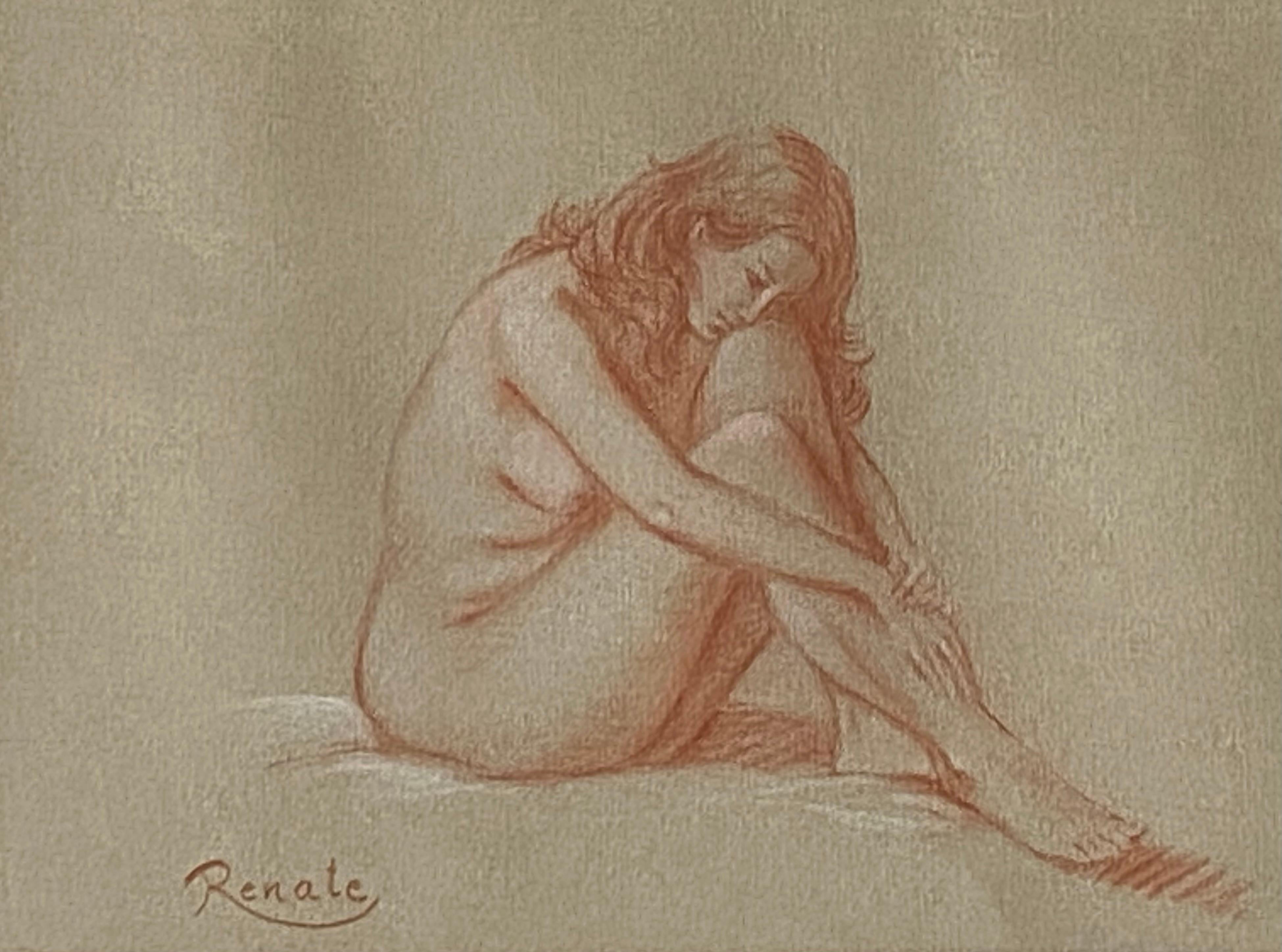 “Sitting Female Nude” For Sale 1