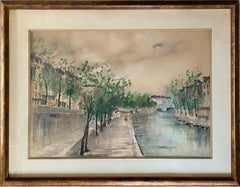 “Strolling along the Seine, Paris”