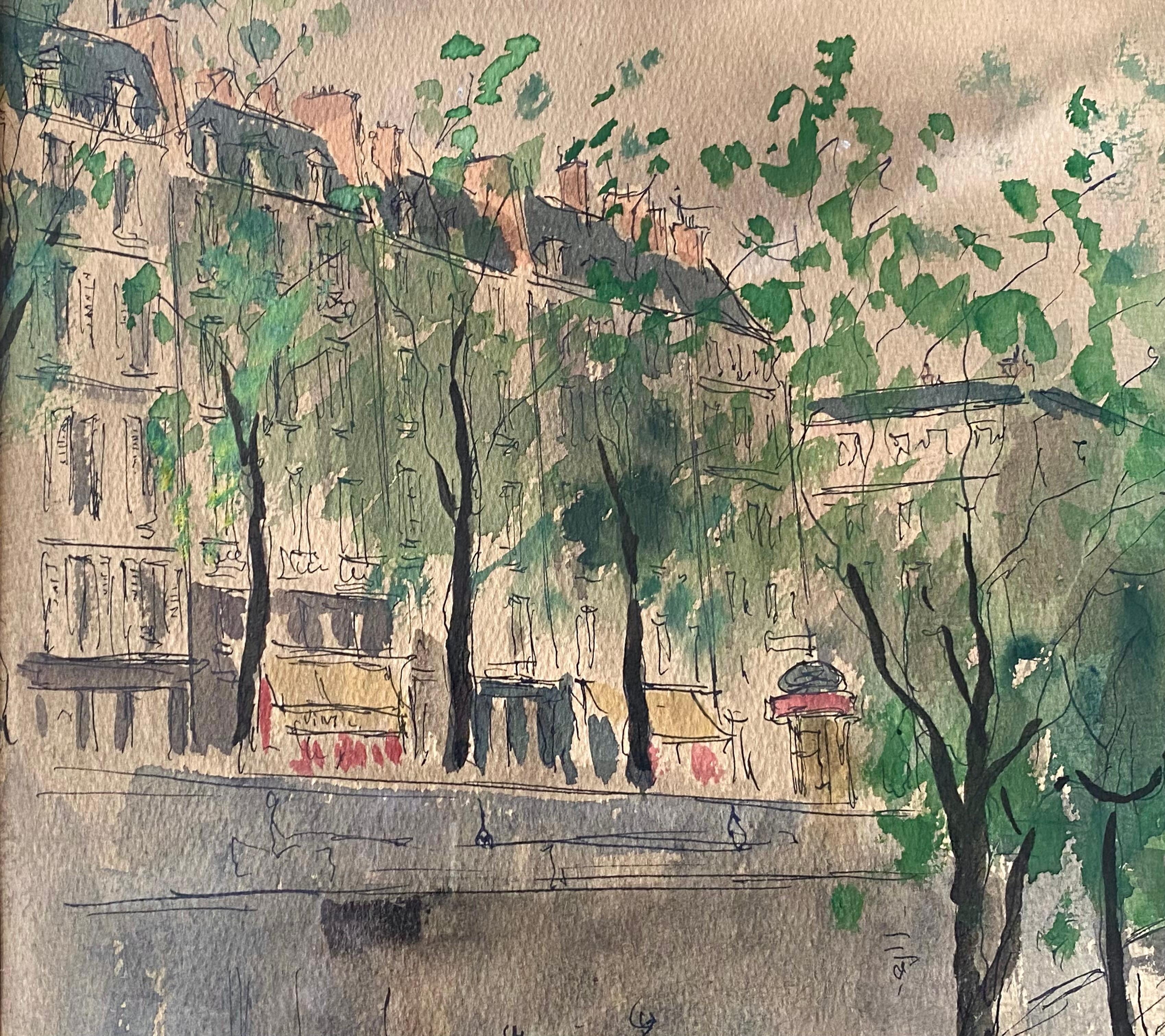 “Strolling along the Seine, Paris” For Sale 2
